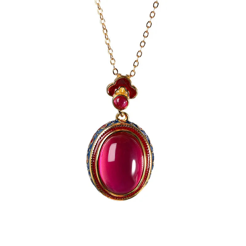 Ancient Gold Carnelian Enamel Ring – Bridal & Festive Jewellery