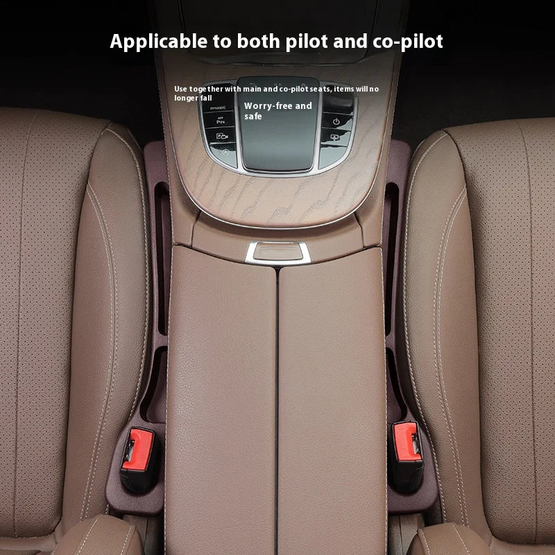 Car Seat Gap Plug & Storage Box – Anti-Leak Strip & Multi-Functional Organizer