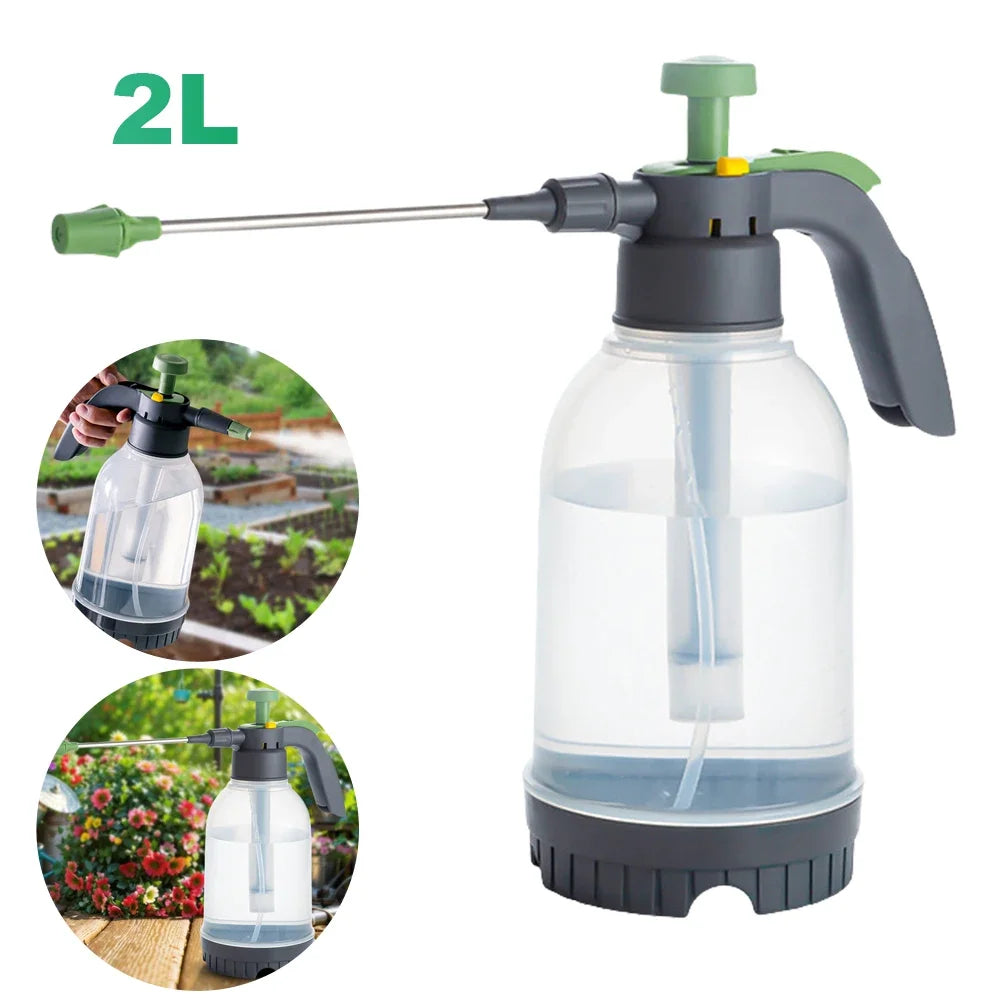 2L Garden Pressure Spray Bottle with Pump