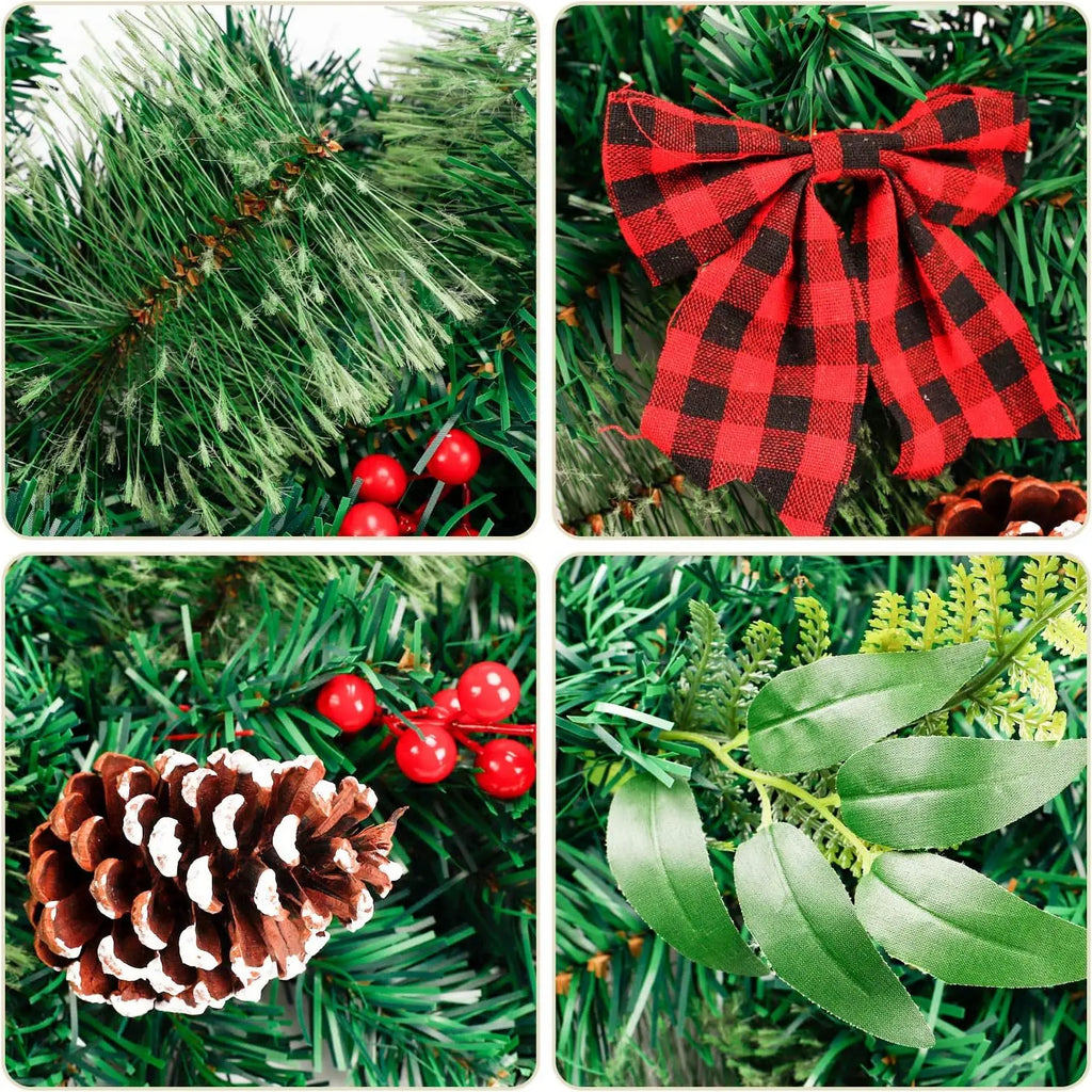 270cm 50-light Christmas Tree Decoration Artificial Plants Light String Ornaments Outdoor Room Table Fake Plants Decoration