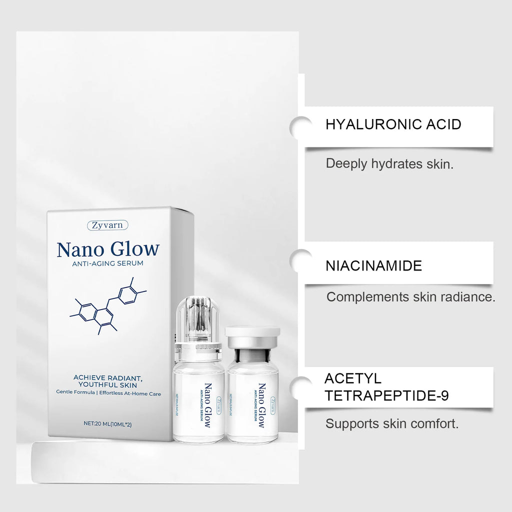 Anti-Aging Microneedle Roller Serum Pore Refining Resurfacing Hydrating Skincare Quick Absorption with Roller Head Essence