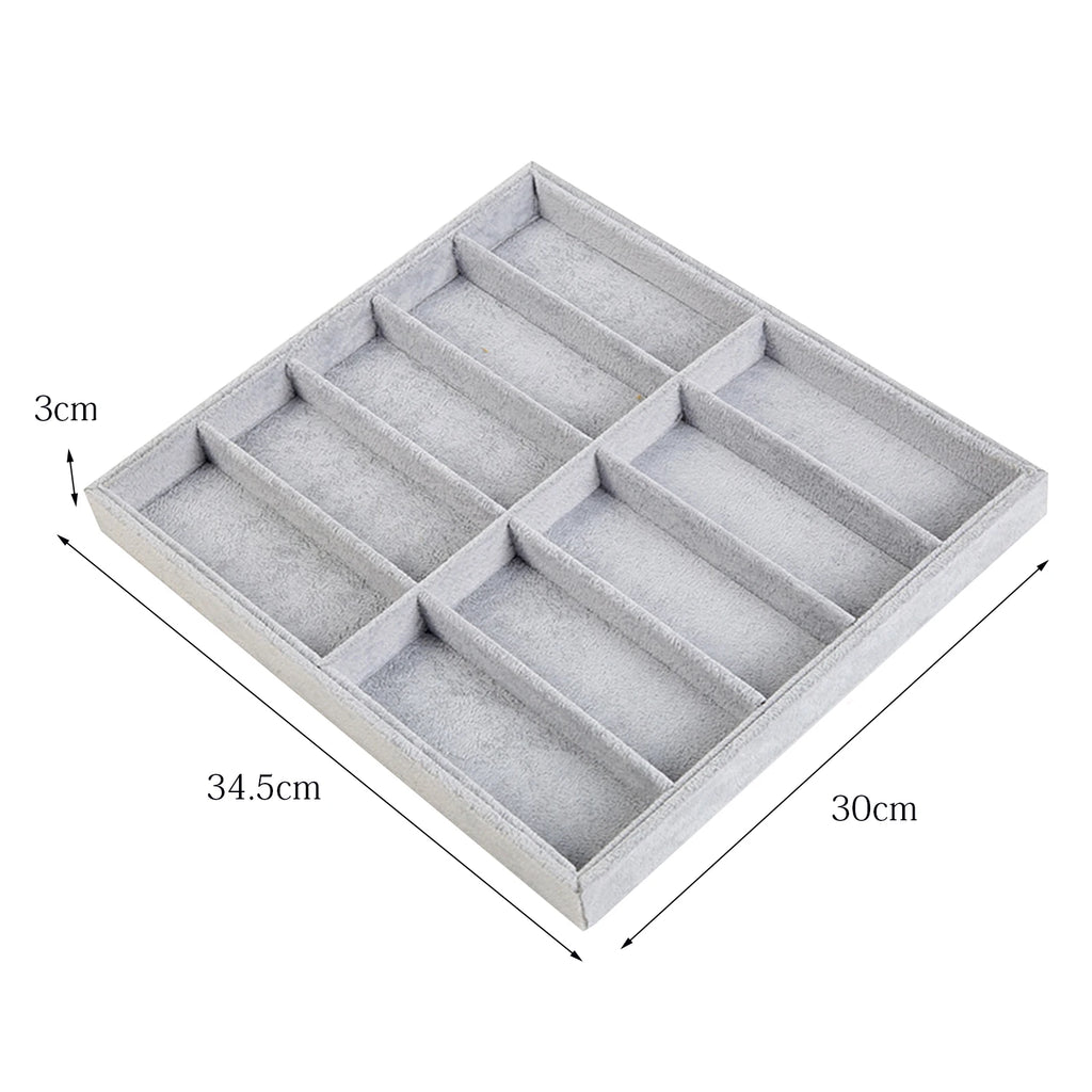 10-Grid Sunglasses & Glasses Display Organizer Tray