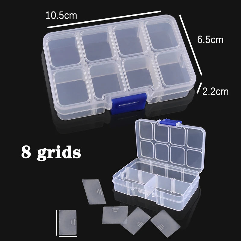 Jewelry Organizer Box – 10/15/24 Compartments for Beads & Accessories