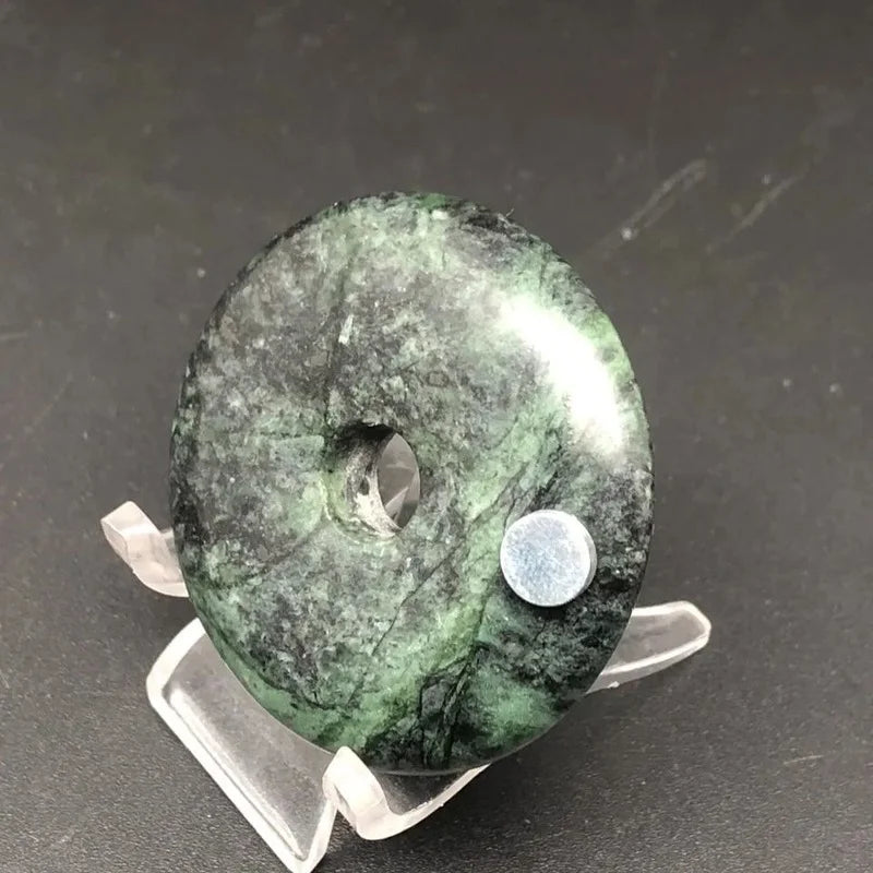 Natural Jade, Hidden Jade, Medicine, King Stone, Safe Buckle, Nostalgic Pendant, Men's and Women's National Style Pendant