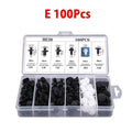 Car Body Fastener Clip Kit – 100/50pcs Mixed Push Retainer Pin & Rivet Set