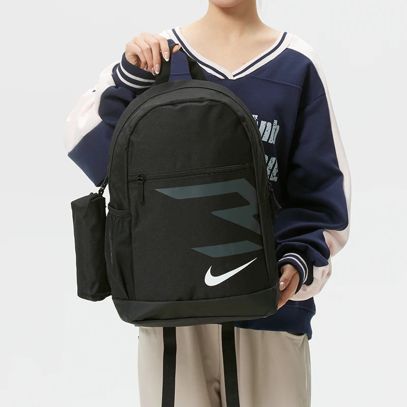 Nike Men's and Women's Backpacks, Adjustable Sports Bags, Outdoor Leisure Bags, Fashionable Student School Bags, Commuter Bags N32533093Gs-001