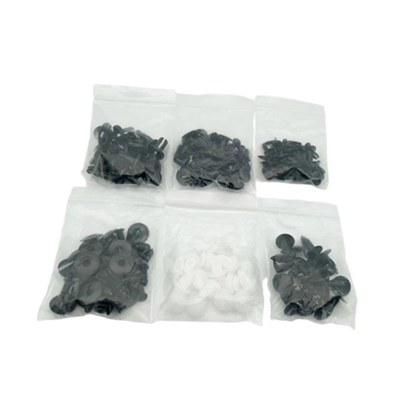Car Body Fastener Clip Kit – 100/50pcs Mixed Push Retainer Pin & Rivet Set