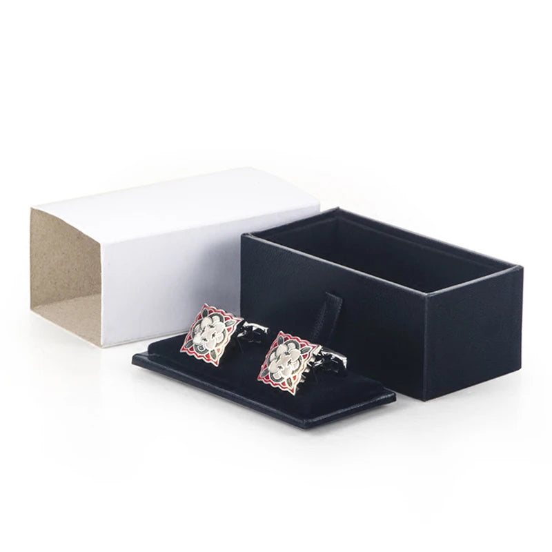 Leather Cufflinks Gift Box – Elegant Jewellery Storage Case
