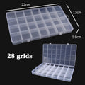 Jewelry Organizer Box – 10/15/24 Compartments for Beads & Accessories