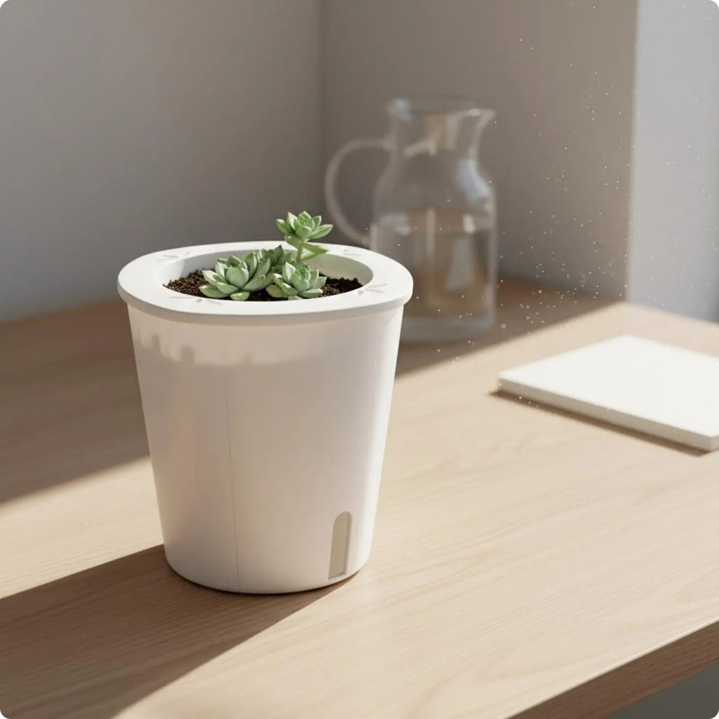 Self-Watering Planter – Large Outdoor Garden Pot with Water Reservoir