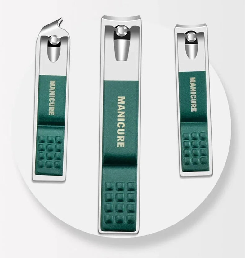 Professional Manicure & Pedicure Set – 6–9pcs Stainless Steel with Leather Case