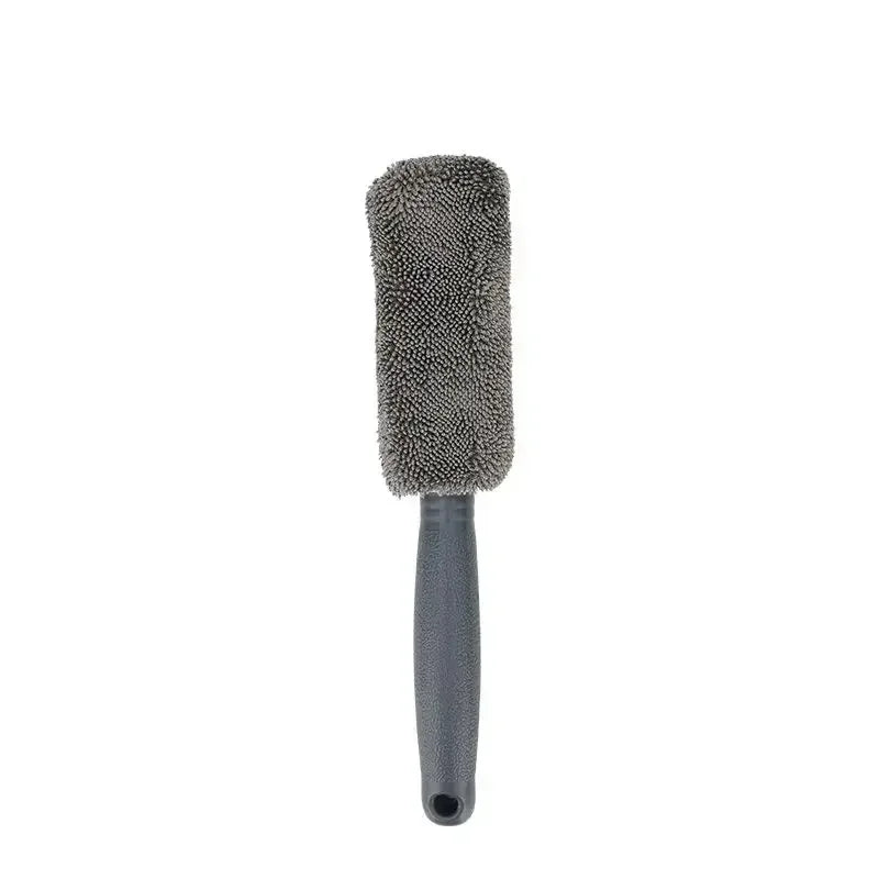 Microfiber Car Tire Brush - Effective Wheel Hub and Rim Cleaner - Perfect for Car Maintenance, Detailing, and Cleaning Supplies