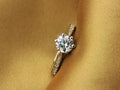 925 Sterling Silver Classic Diamond Ring for Women