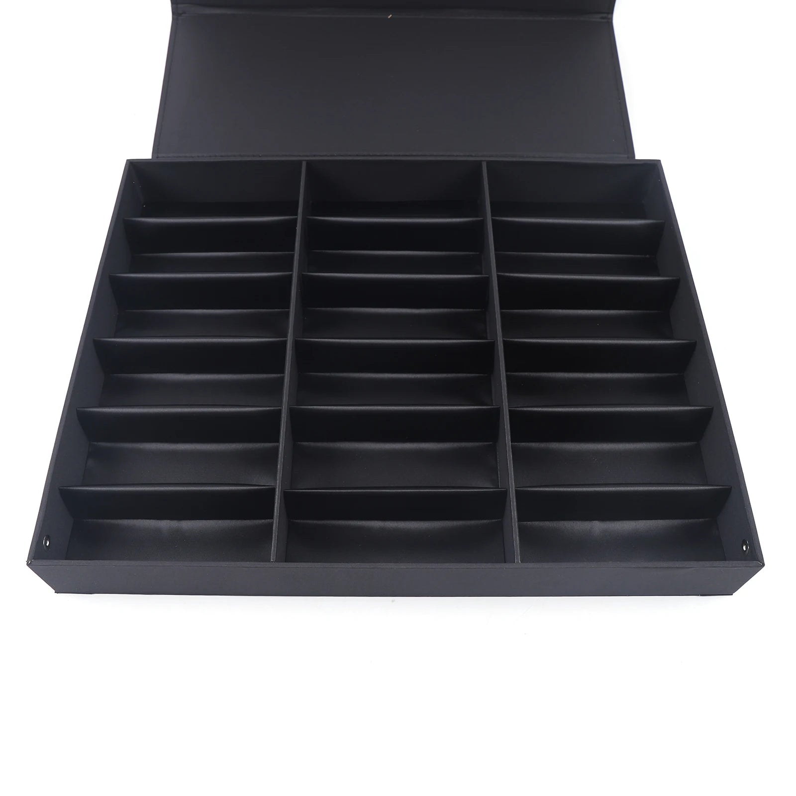 18-Slot Sunglasses Organizer – Multiple Eyewear Display & Storage Case