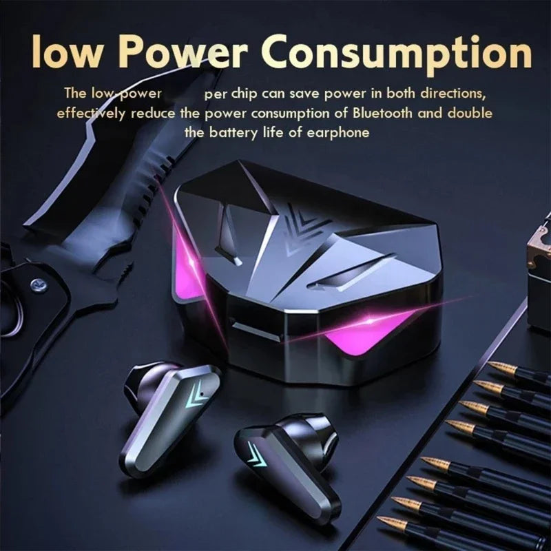 X15 TWS Wireless Bluetooth Earbuds – LED Display, Noise Cancelling with Mic